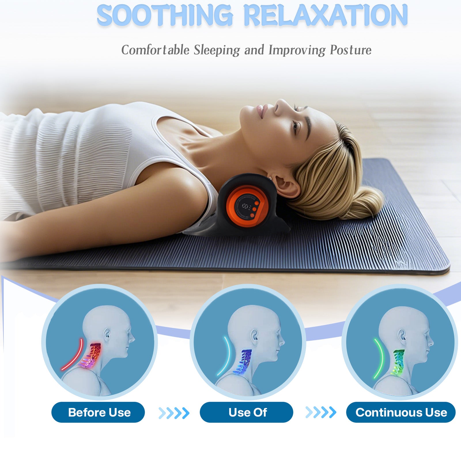 Neck & Shoulder Massager With Heat