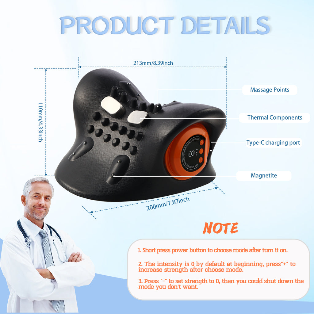 Neck & Shoulder Massager With Heat