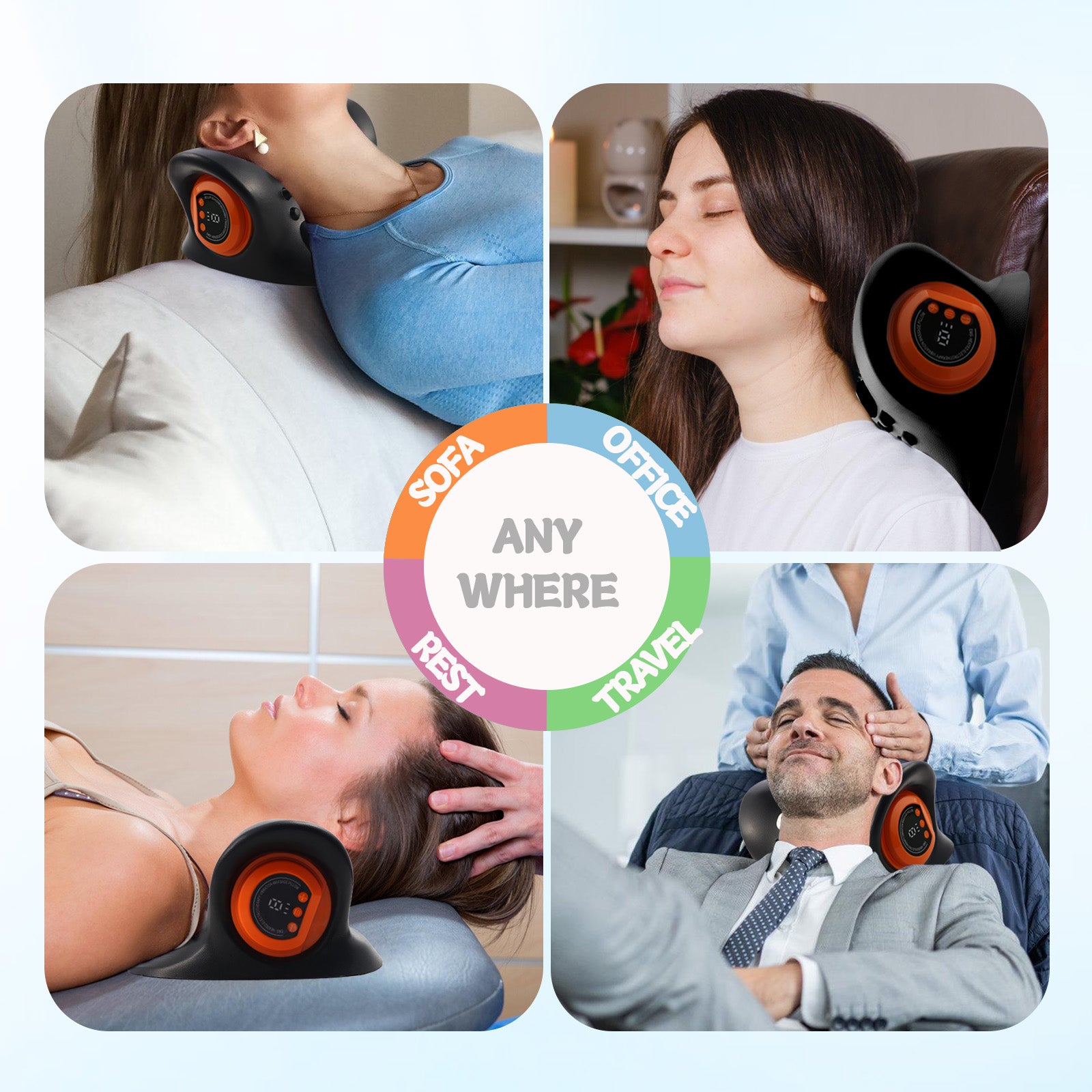 Neck & Shoulder Massager With Heat